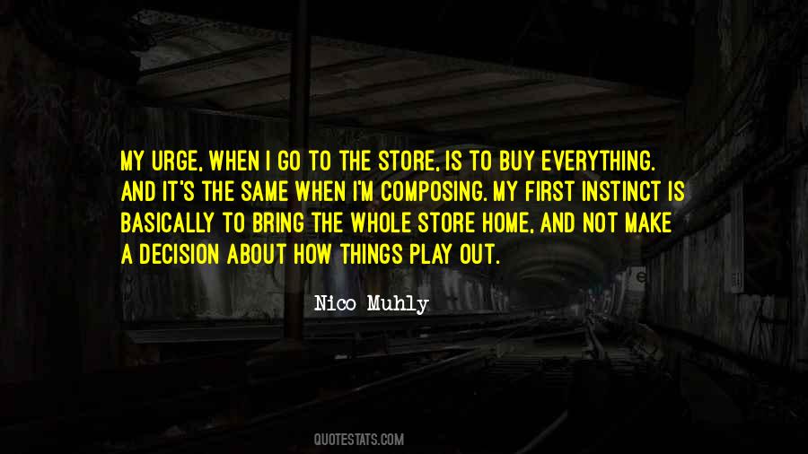 First Instinct Quotes #1285664