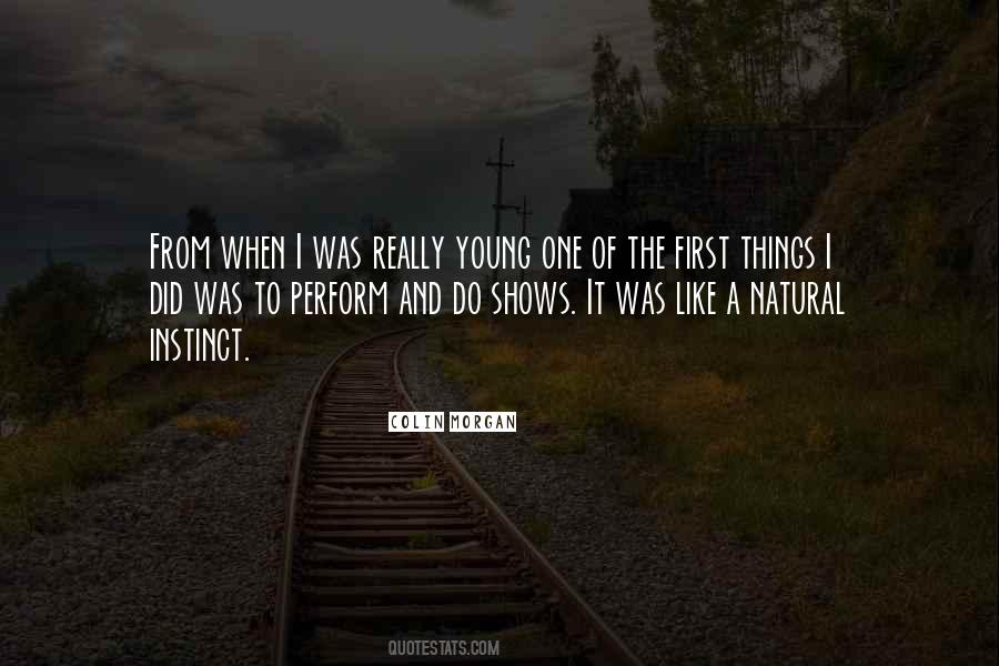 First Instinct Quotes #1429483