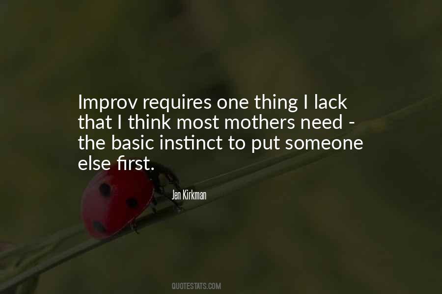 First Instinct Quotes #158121