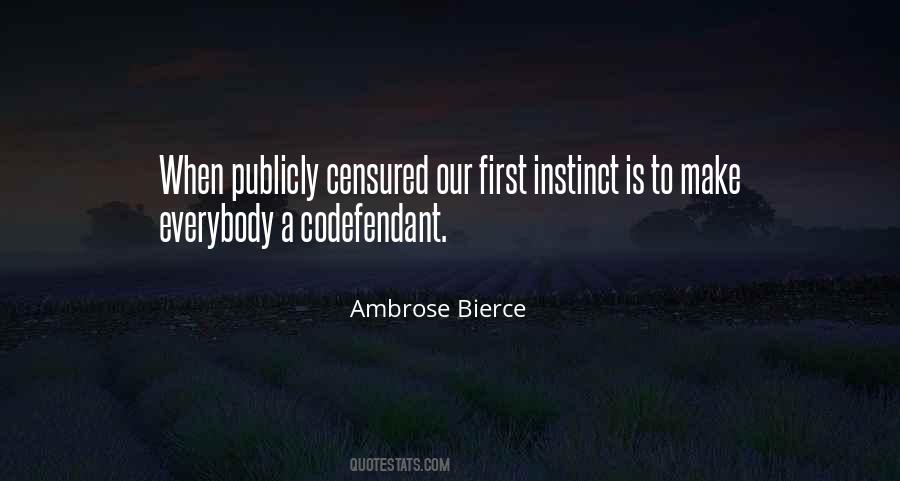 First Instinct Quotes #489965