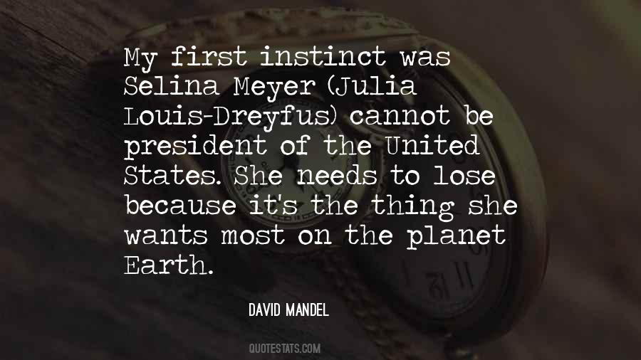 First Instinct Quotes #571461