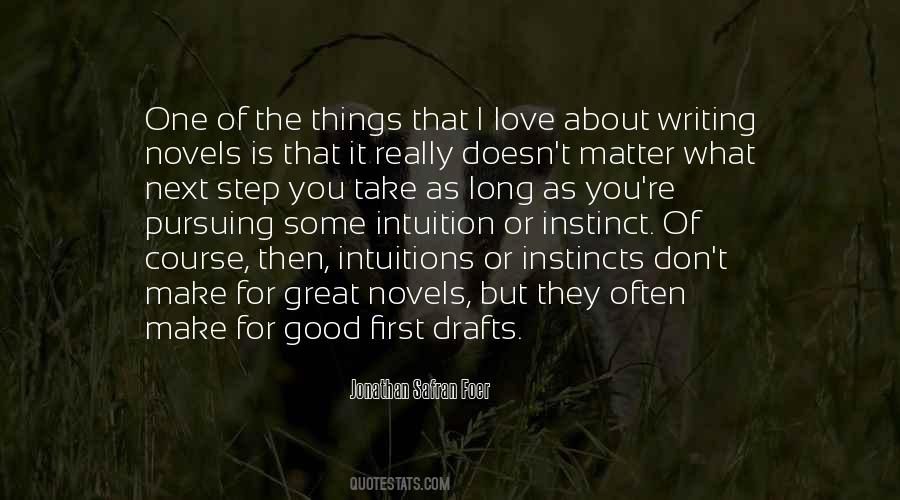 First Instinct Quotes #806311