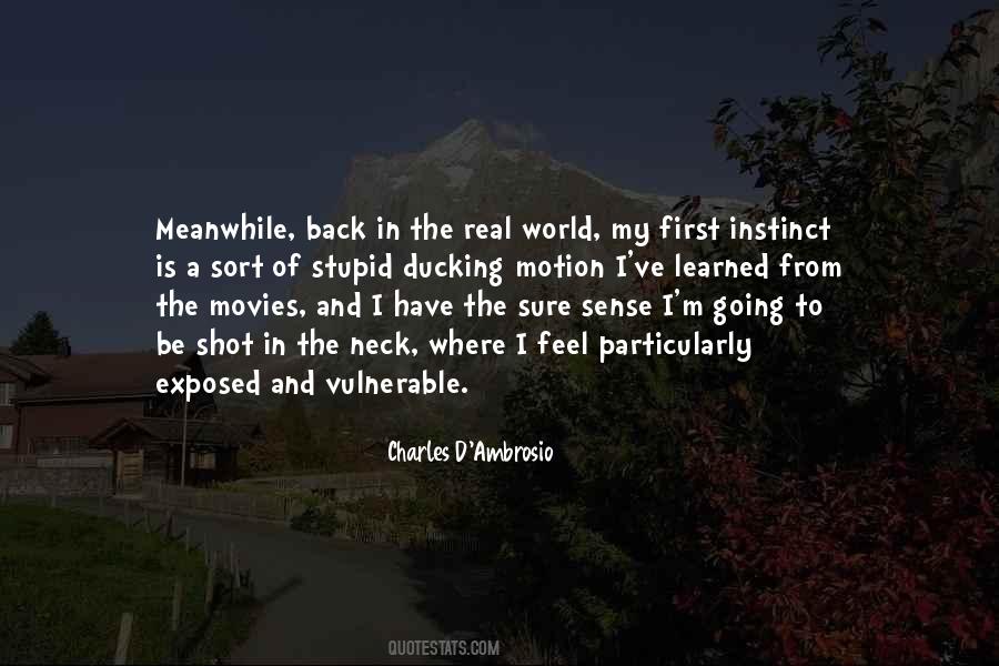 First Instinct Quotes #985835