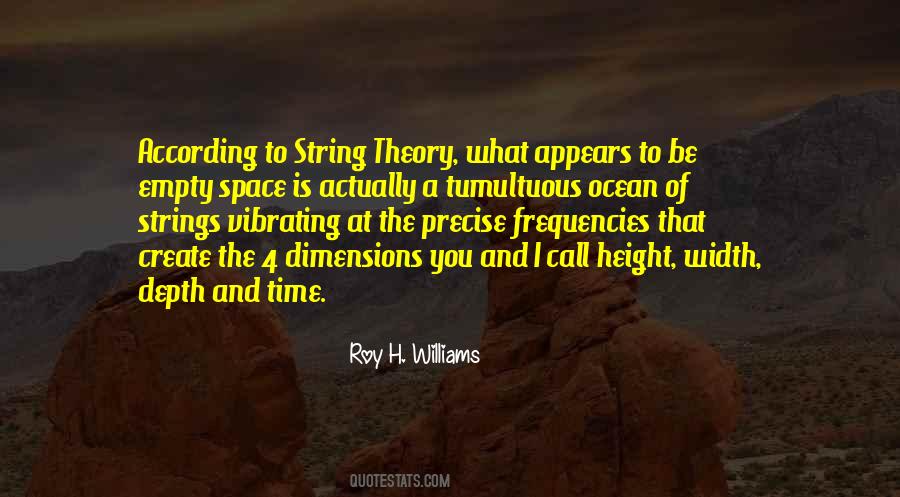 Quotes About Dimensions #1238836