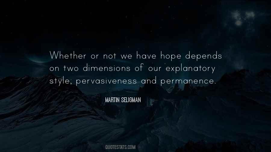 Quotes About Dimensions #1250435