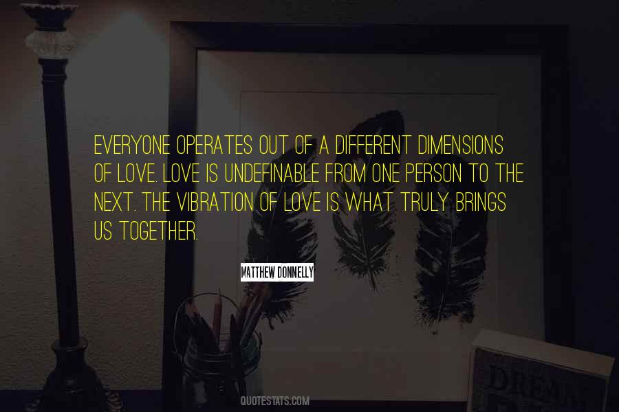 Quotes About Dimensions #1252160