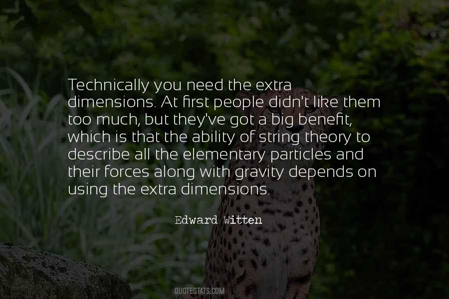 Quotes About Dimensions #1310145