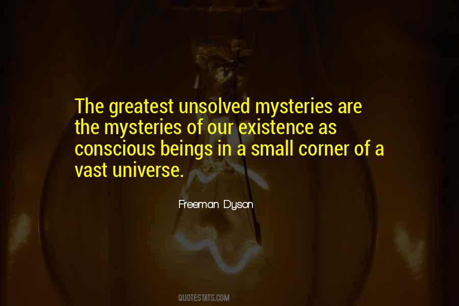 Quotes About Mysteries Of The Universe #568753