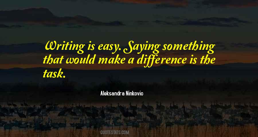 Make A Difference Work Quotes #1836940