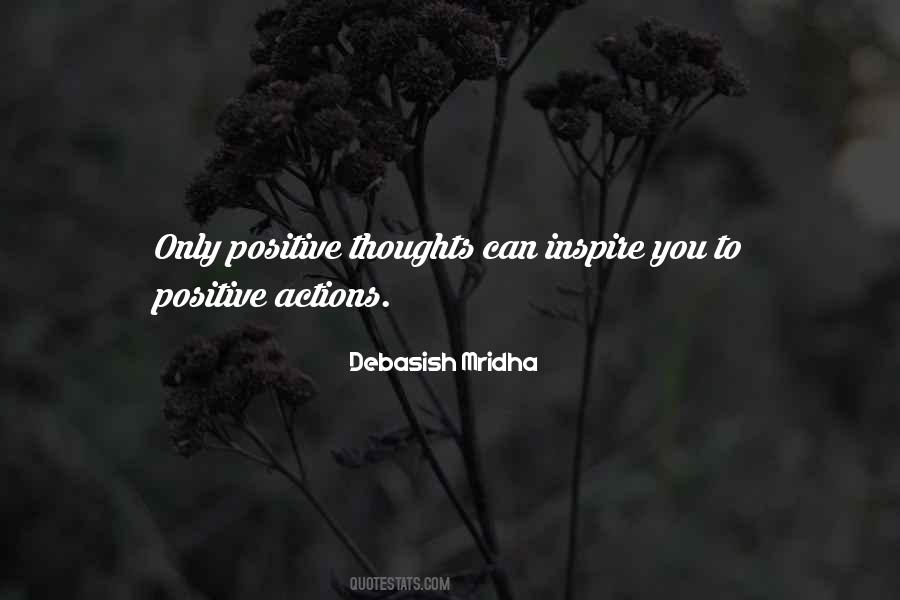 Quotes About Positive Thoughts #1340345