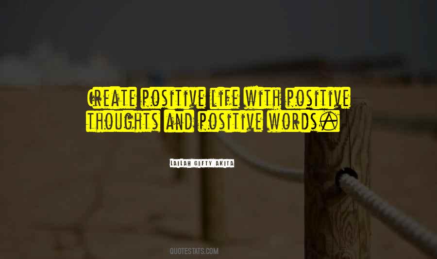 Quotes About Positive Thoughts #1637644