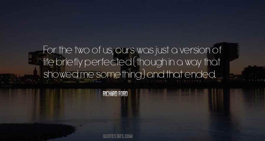 Quotes About The Two Of Us #336694