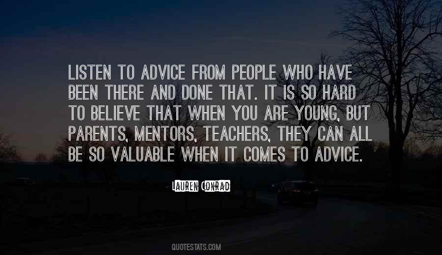 Quotes About Mentors #1116542