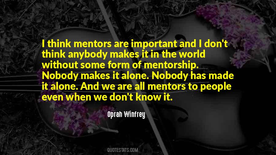 Quotes About Mentors #1181883