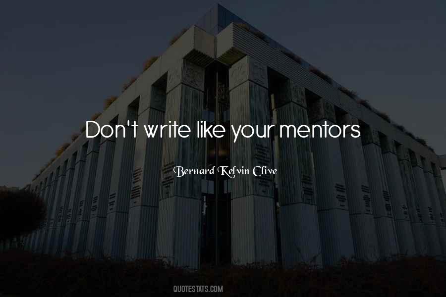 Quotes About Mentors #667802