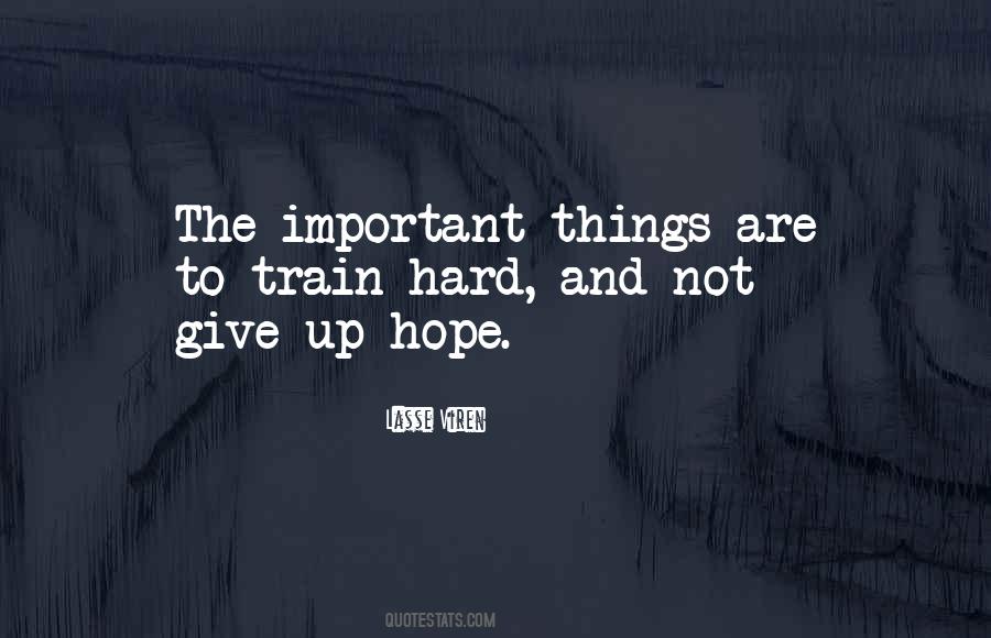 Quotes About Not Giving Up Hope #1357219