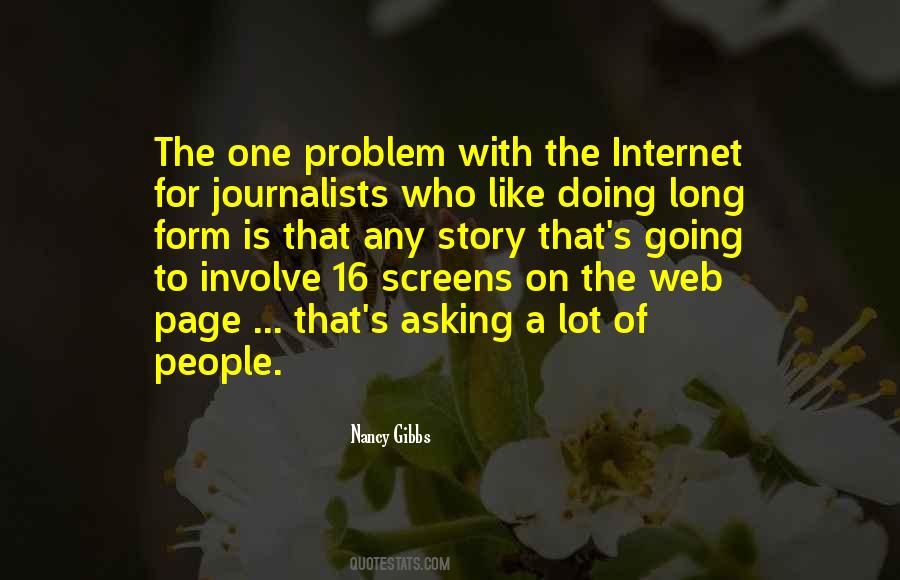Problem With Internet Quotes #1735665