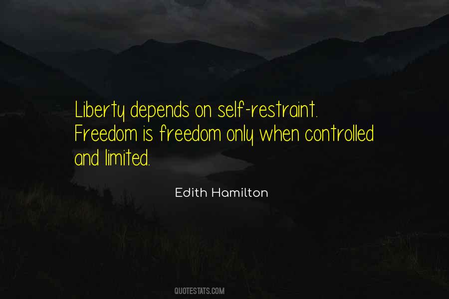 Quotes About Discipline And Freedom #1249339