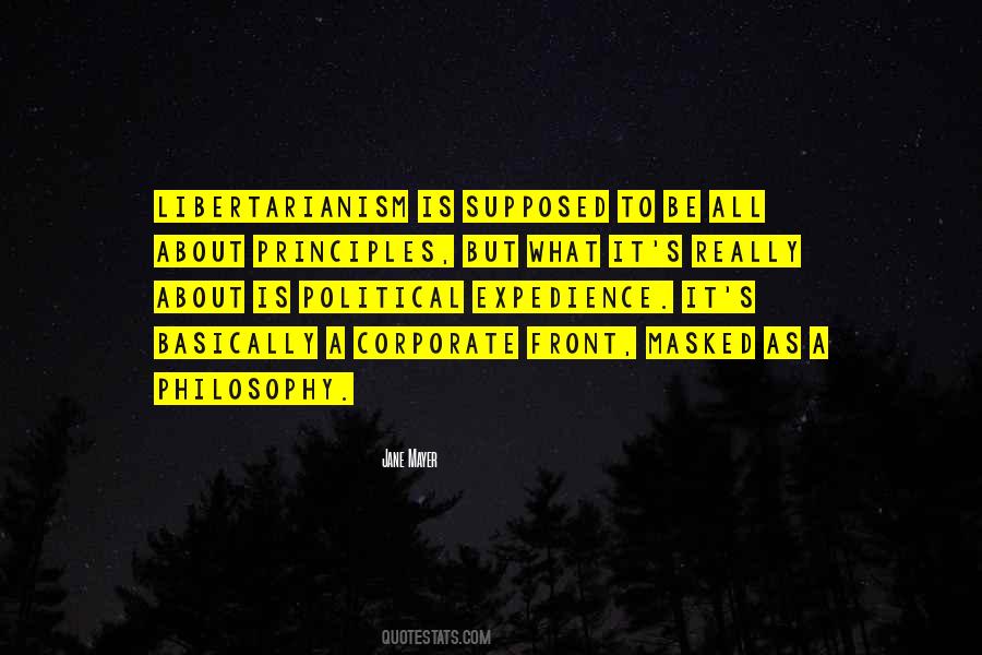 Libertarianism Philosophy Quotes #564969