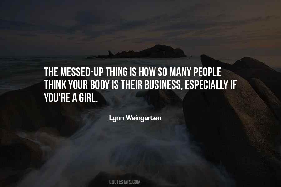 People Are Messed Up Quotes #1598818