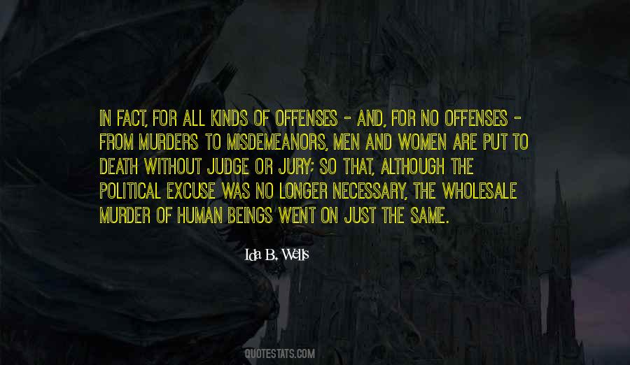 Quotes About Offenses #355071