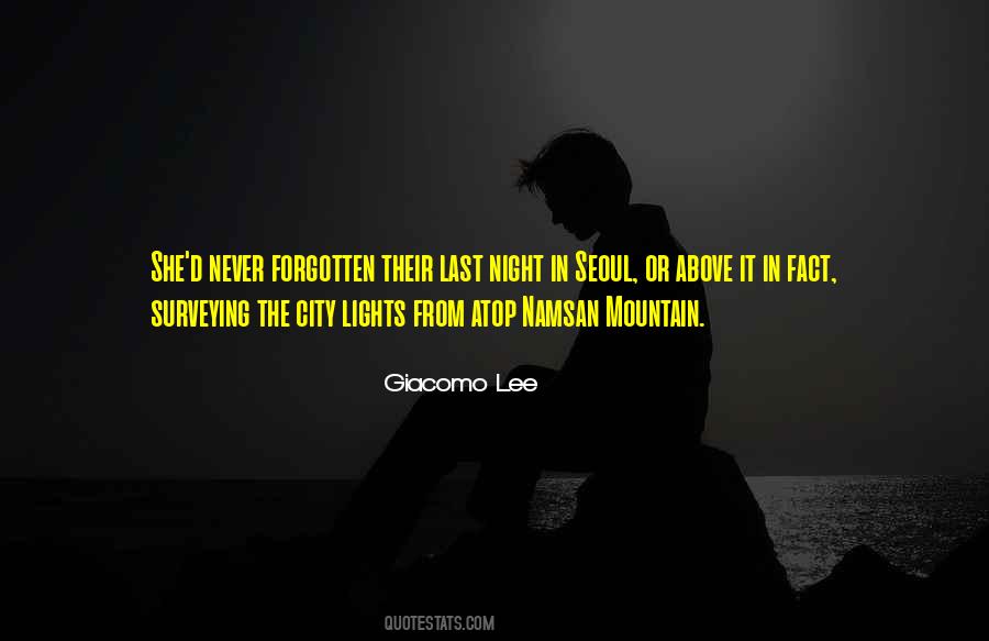 Quotes About City Lights At Night #594681