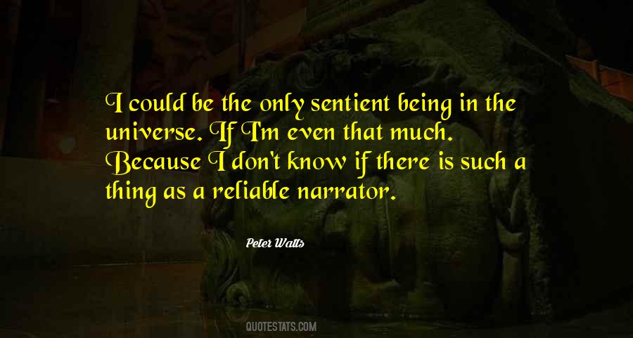 Quotes About Reliable Narrator #1255775
