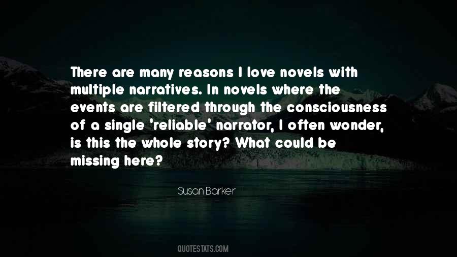 Quotes About Reliable Narrator #1429218