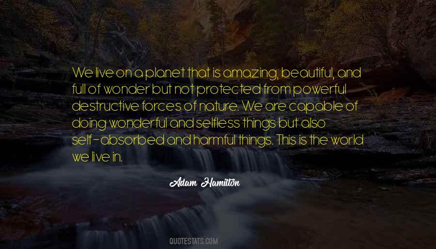 Quotes About The Wonder Of Nature #1715029