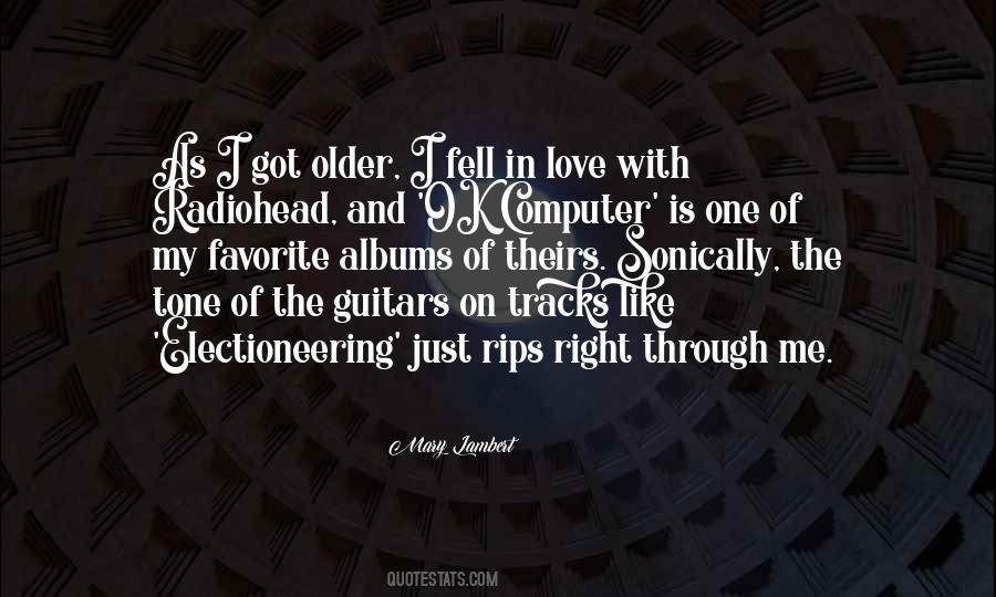 Quotes About Radiohead Love #1250118