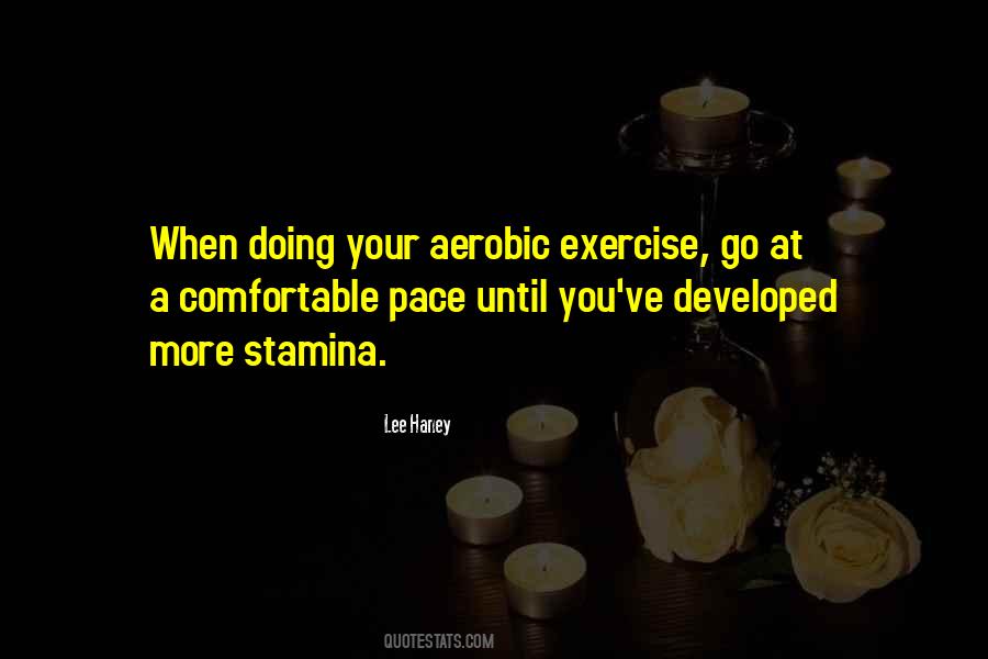 Aerobic Exercise Quotes #290925