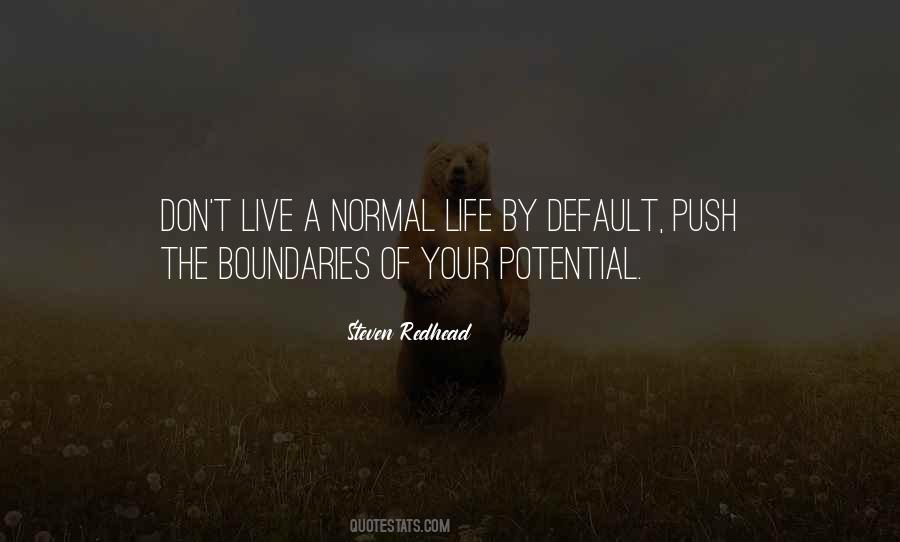 A Normal Life Quotes #931127