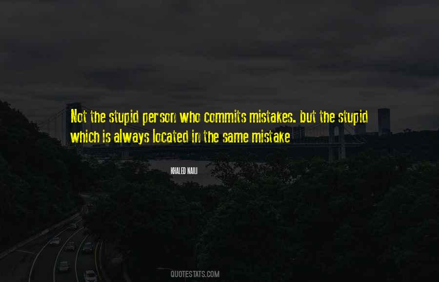 Same Mistake Quotes #930300