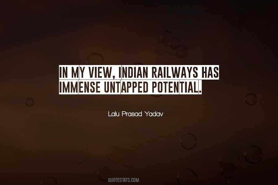 Quotes About Indian Railways #692303