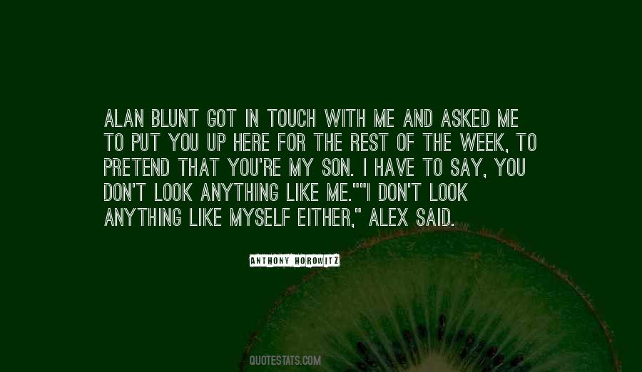 Alex Rider Point Blank Quotes #611533