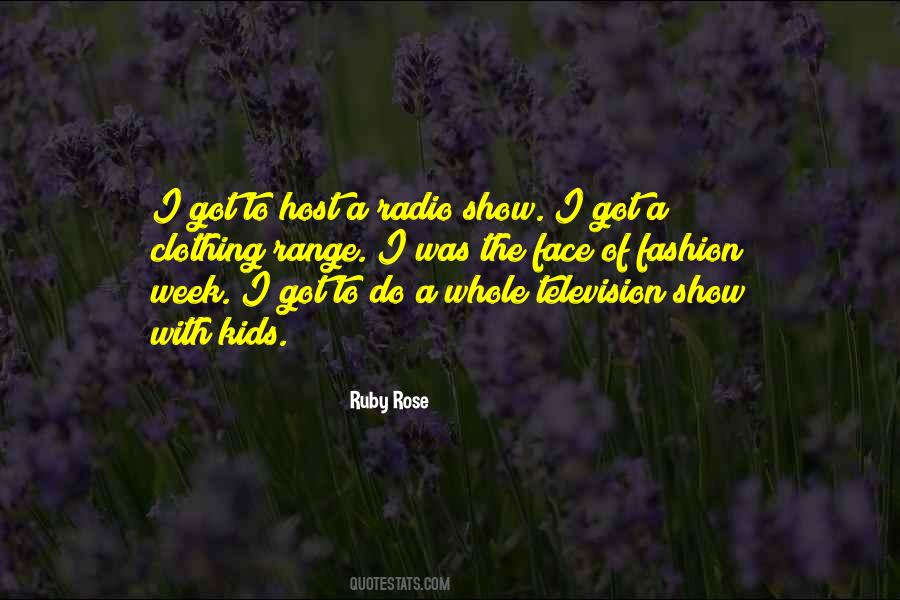 Quotes About Radio Show #948910