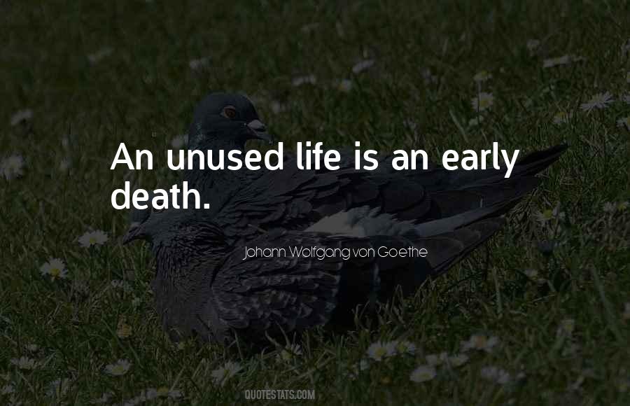 Quotes About Early Death #100429