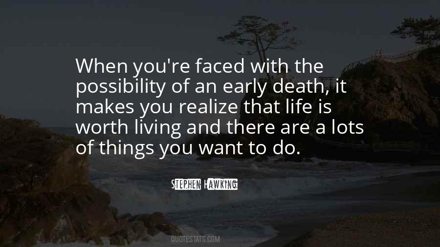 Quotes About Early Death #102125