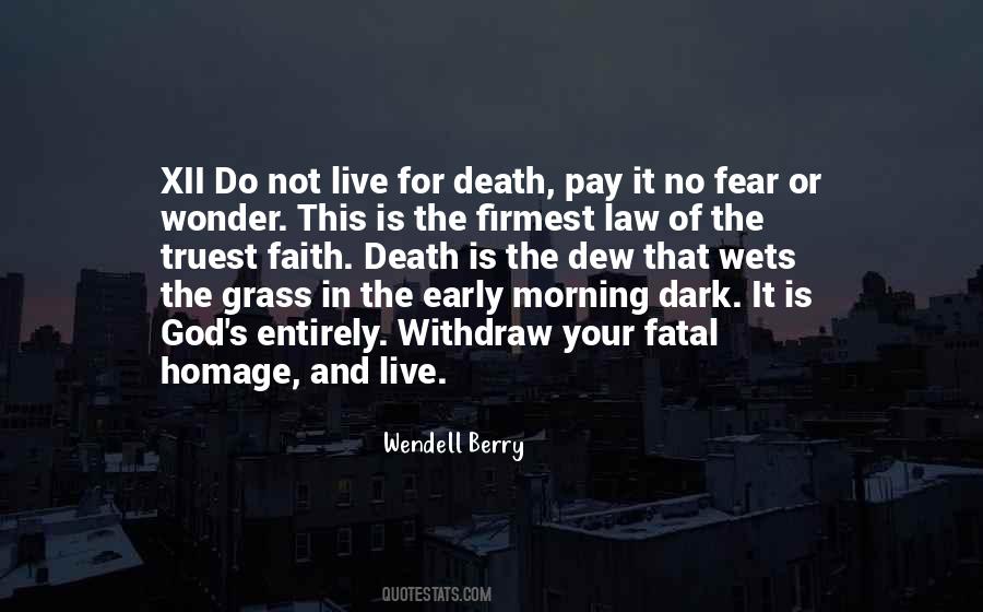 Quotes About Early Death #123981