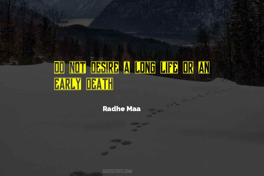 Quotes About Early Death #697912