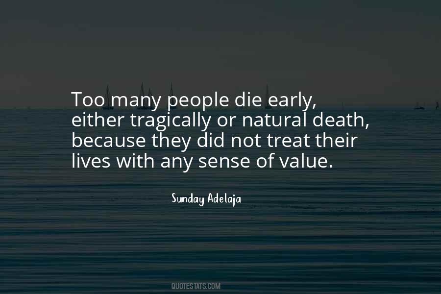 Quotes About Early Death #713903