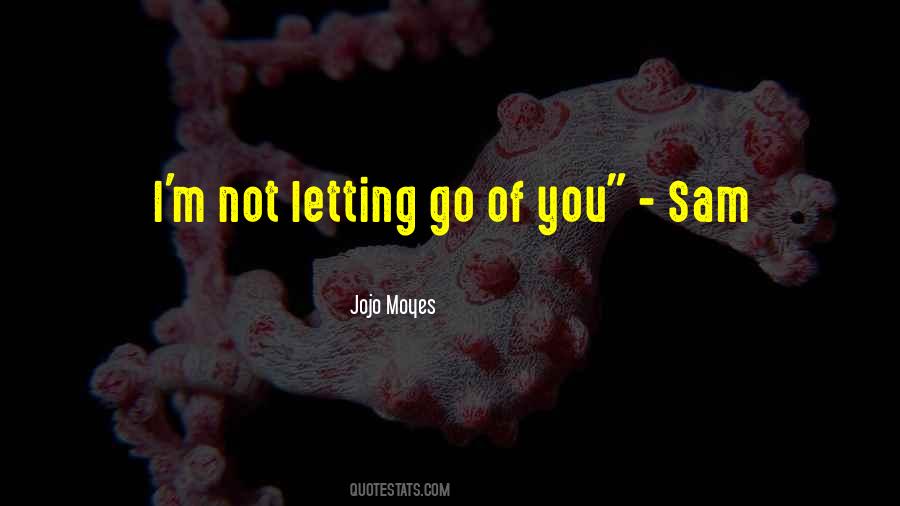 Quotes About Not Letting You Go #158642