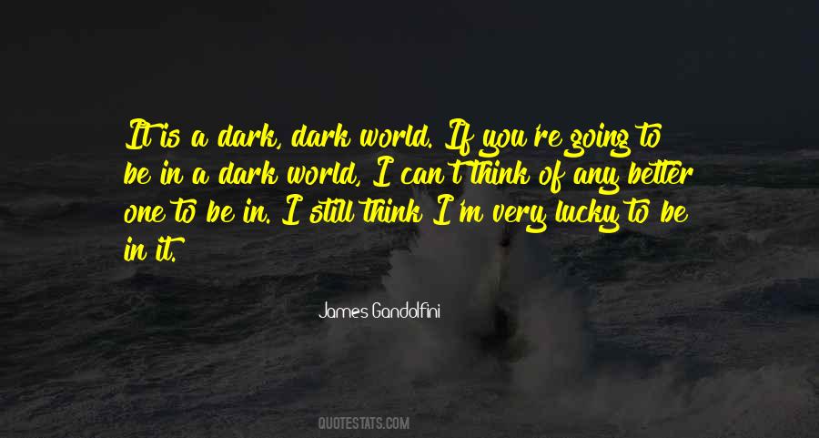 Quotes About A Dark World #1692047