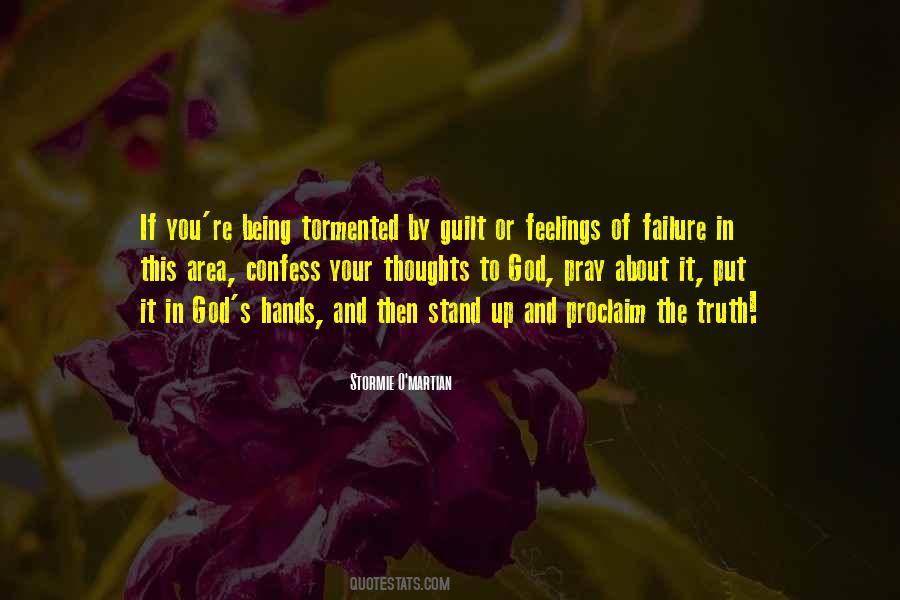 Quotes About Feelings Of Guilt #535399
