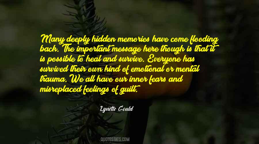 Quotes About Feelings Of Guilt #656933