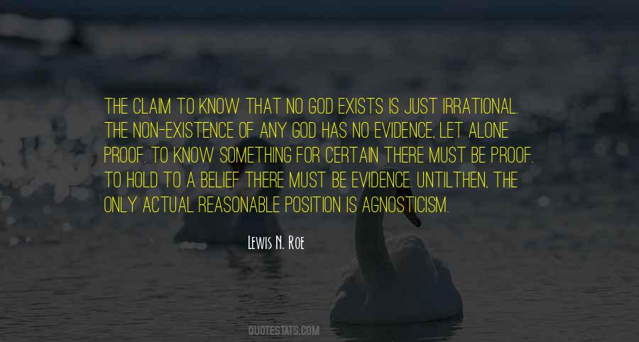 Proof Of Existence Quotes #1356130