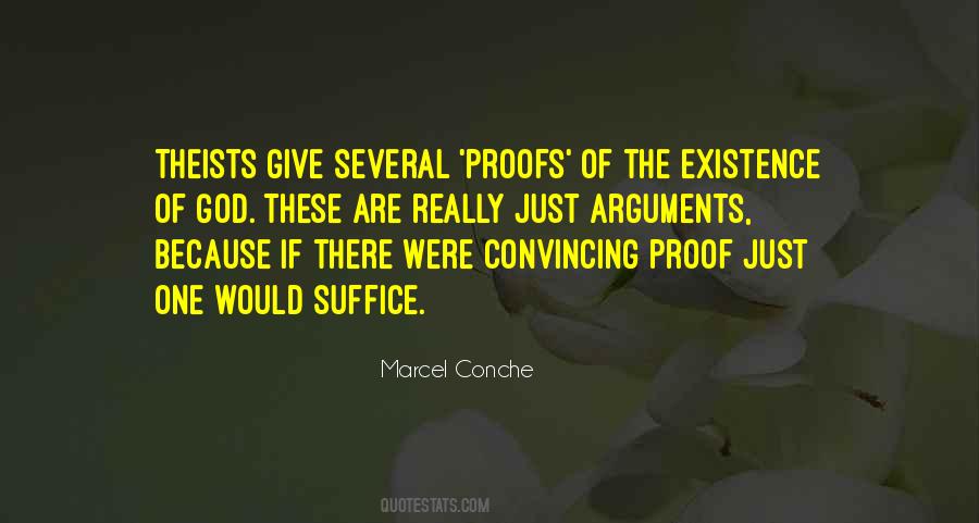 Proof Of Existence Quotes #1484460