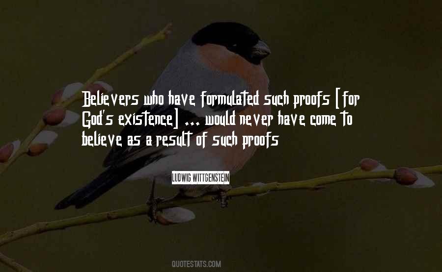 Proof Of Existence Quotes #1586821