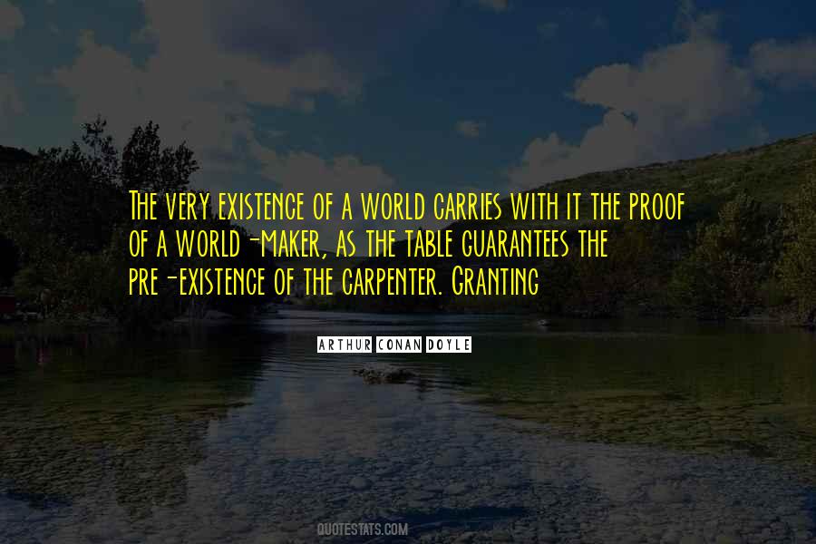 Proof Of Existence Quotes #699810