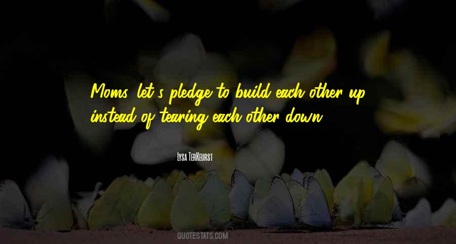 Quotes About Tearing Down Others #3921